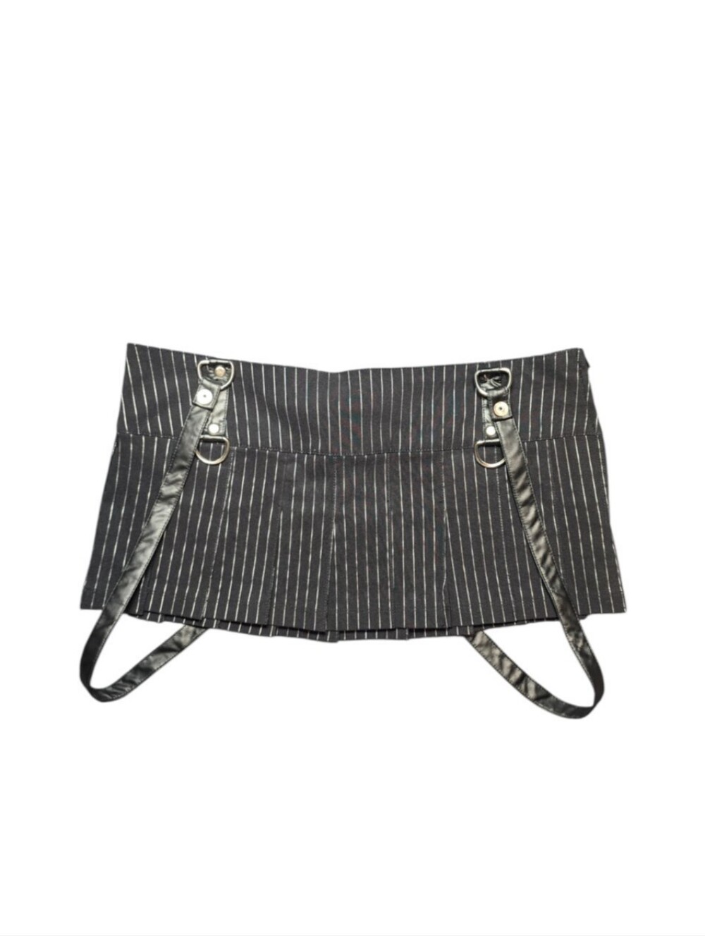 VTG Lip Service Gangsta Pranksta Pleated Micro Mini Skirt Size 7 / Medium